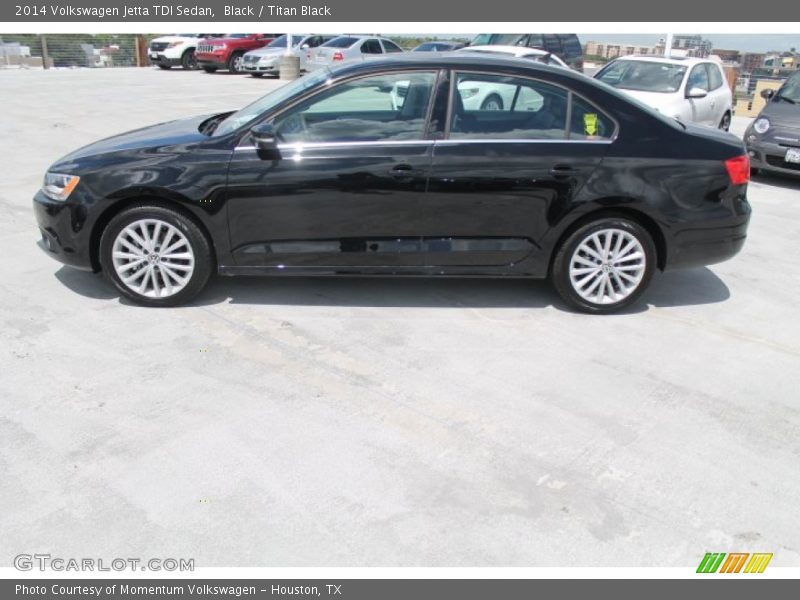 Black / Titan Black 2014 Volkswagen Jetta TDI Sedan