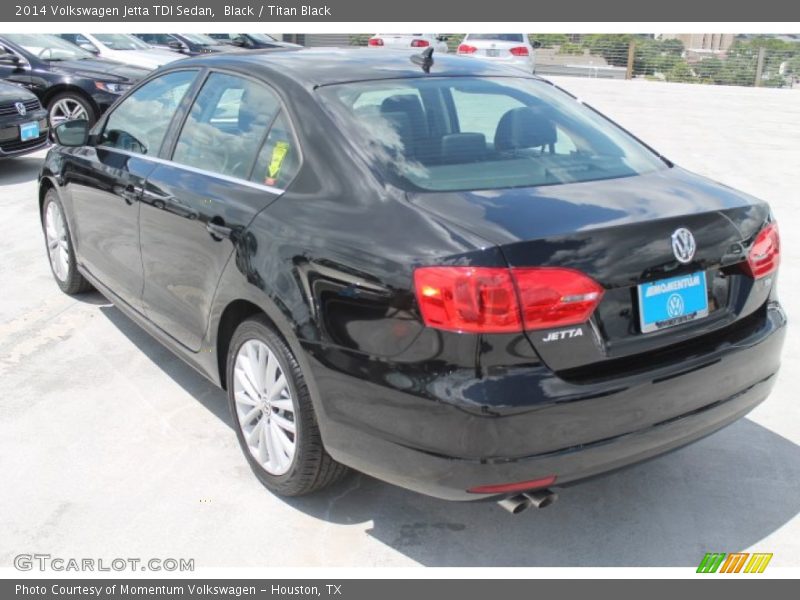 Black / Titan Black 2014 Volkswagen Jetta TDI Sedan