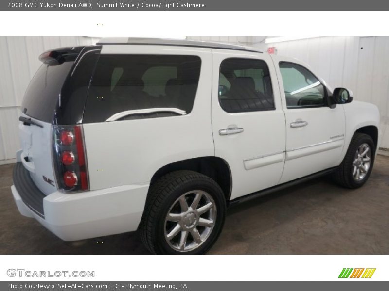 Summit White / Cocoa/Light Cashmere 2008 GMC Yukon Denali AWD