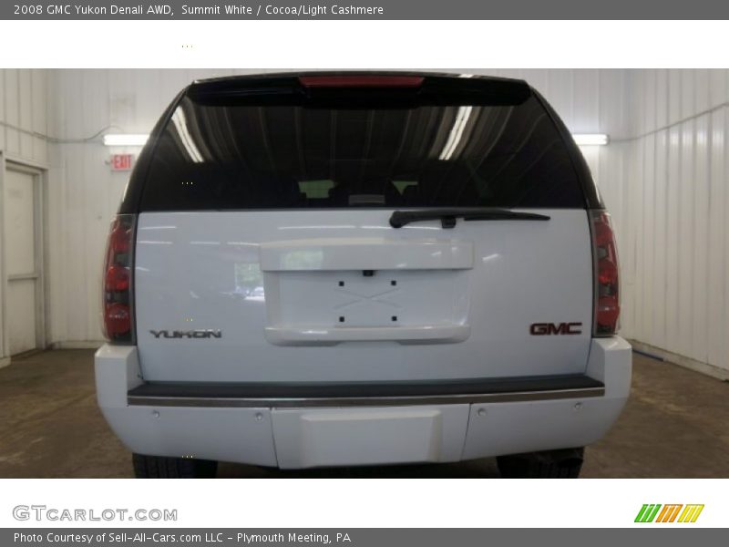 Summit White / Cocoa/Light Cashmere 2008 GMC Yukon Denali AWD