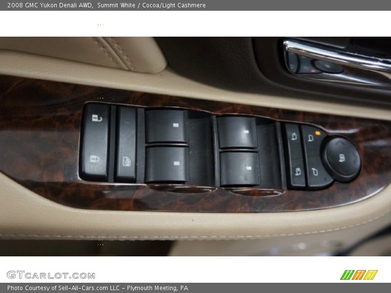 Summit White / Cocoa/Light Cashmere 2008 GMC Yukon Denali AWD
