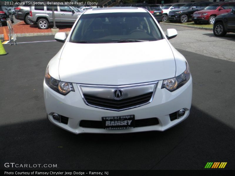 Bellanova White Pearl / Ebony 2012 Acura TSX Sedan