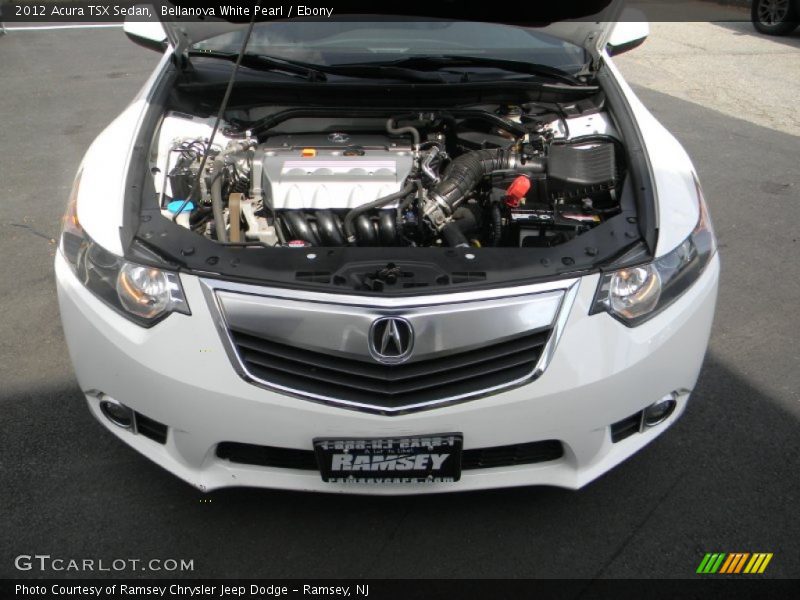 Bellanova White Pearl / Ebony 2012 Acura TSX Sedan