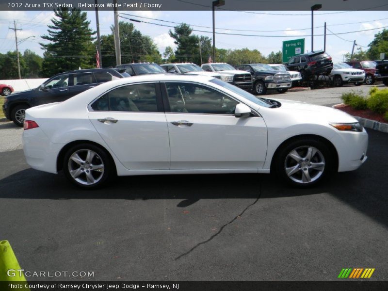 Bellanova White Pearl / Ebony 2012 Acura TSX Sedan