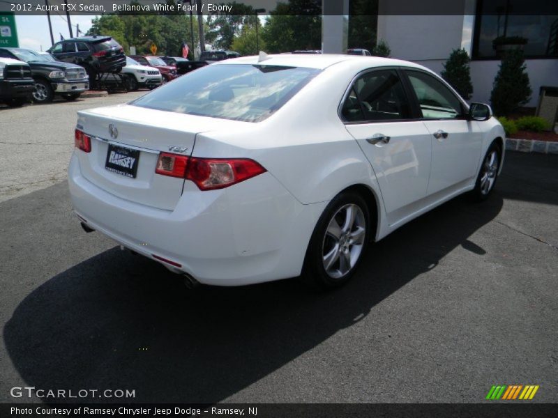 Bellanova White Pearl / Ebony 2012 Acura TSX Sedan