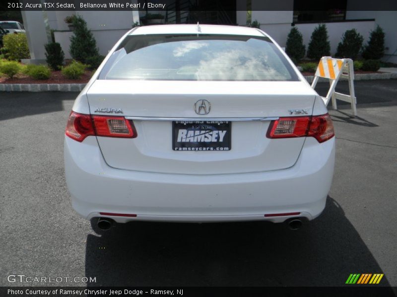 Bellanova White Pearl / Ebony 2012 Acura TSX Sedan