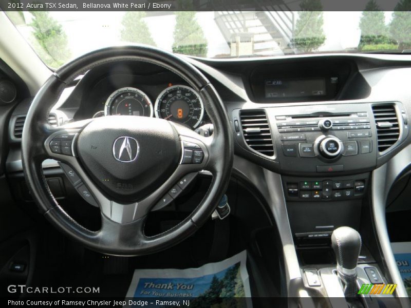 Bellanova White Pearl / Ebony 2012 Acura TSX Sedan
