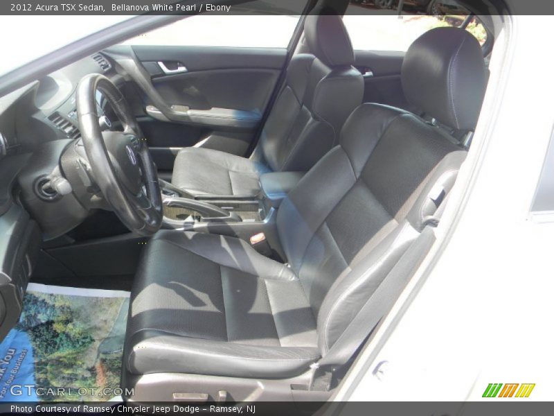 Bellanova White Pearl / Ebony 2012 Acura TSX Sedan