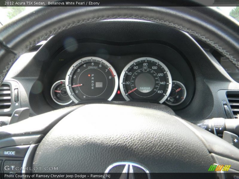 Bellanova White Pearl / Ebony 2012 Acura TSX Sedan