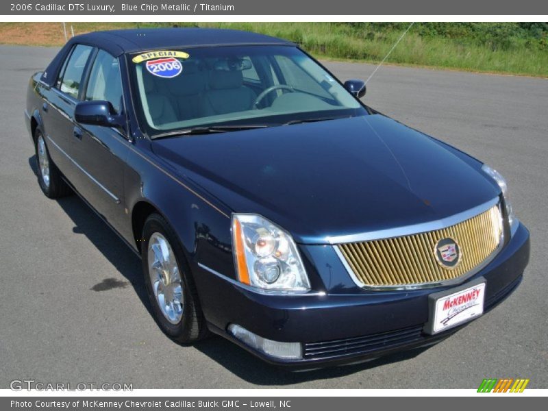 Blue Chip Metallic / Titanium 2006 Cadillac DTS Luxury