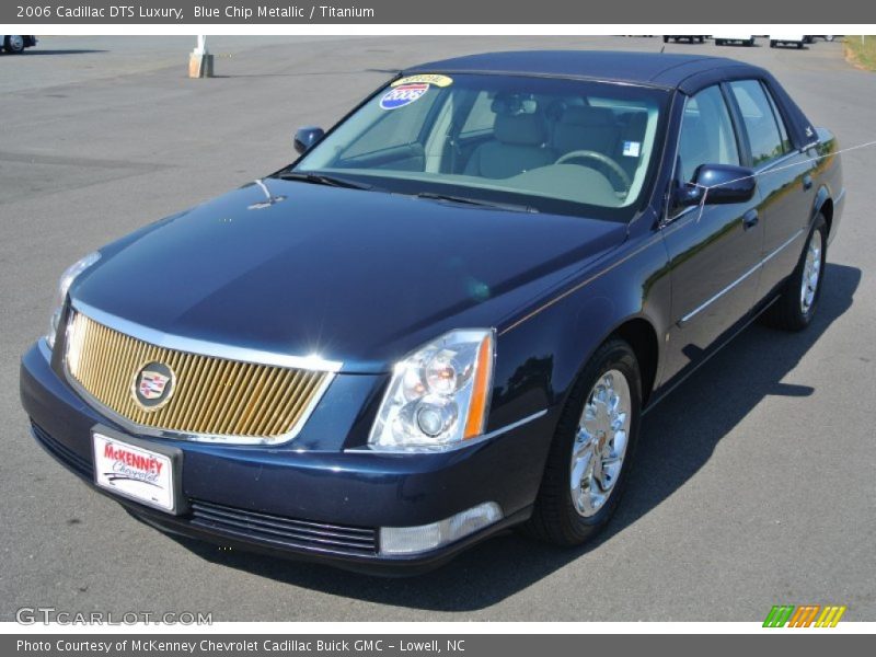Blue Chip Metallic / Titanium 2006 Cadillac DTS Luxury