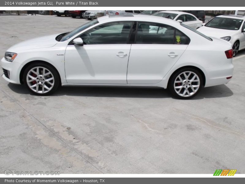 Pure White / Titan Black 2014 Volkswagen Jetta GLI