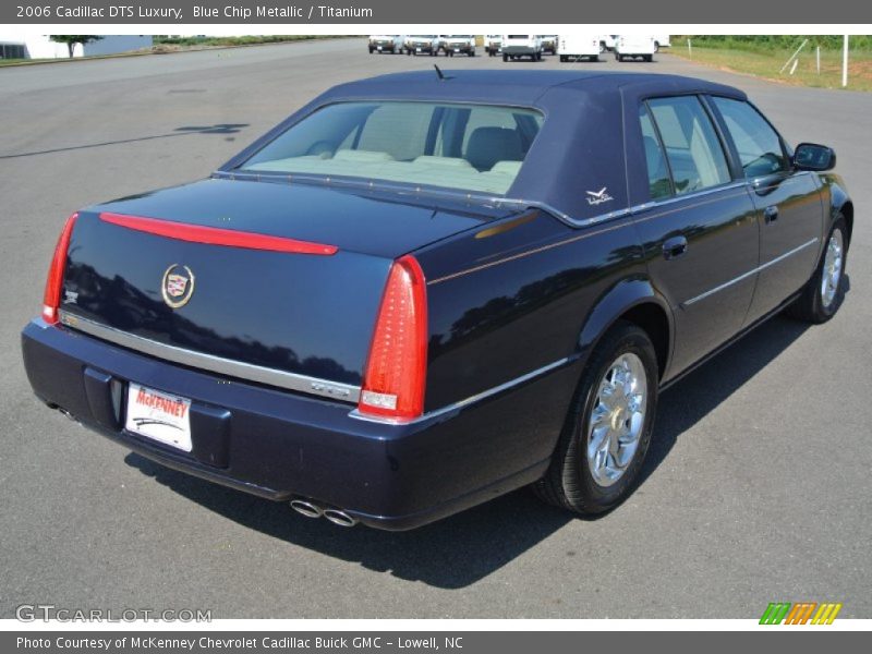 Blue Chip Metallic / Titanium 2006 Cadillac DTS Luxury