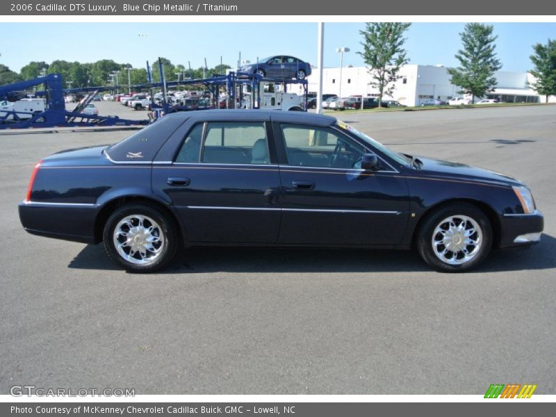 Blue Chip Metallic / Titanium 2006 Cadillac DTS Luxury