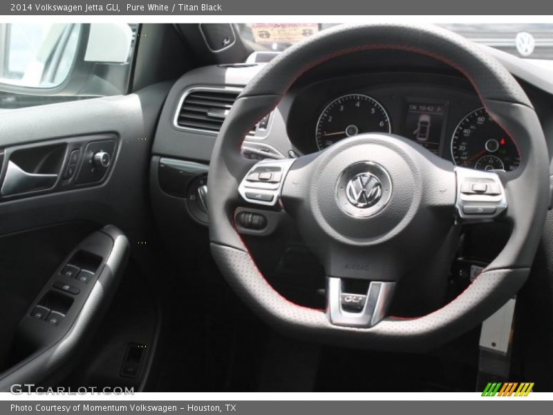 Pure White / Titan Black 2014 Volkswagen Jetta GLI