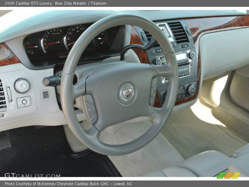 Blue Chip Metallic / Titanium 2006 Cadillac DTS Luxury
