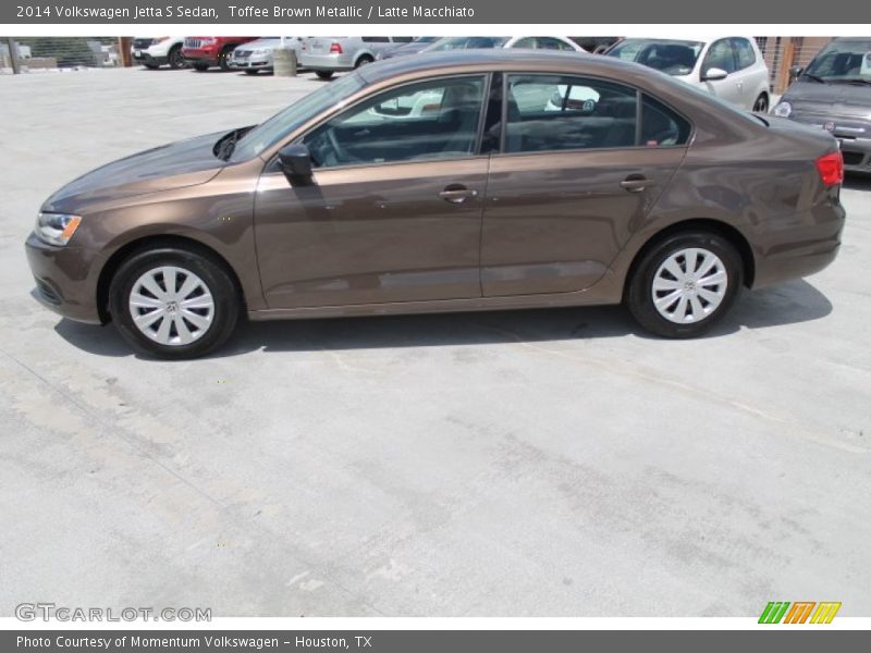 Toffee Brown Metallic / Latte Macchiato 2014 Volkswagen Jetta S Sedan