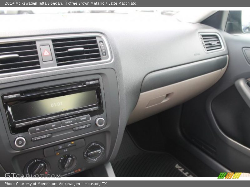 Toffee Brown Metallic / Latte Macchiato 2014 Volkswagen Jetta S Sedan