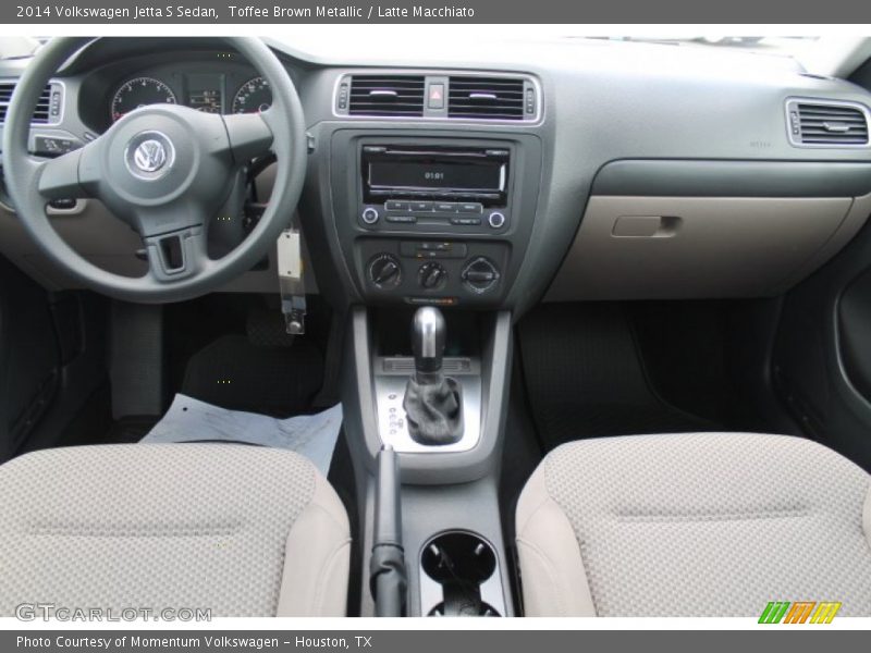 Toffee Brown Metallic / Latte Macchiato 2014 Volkswagen Jetta S Sedan