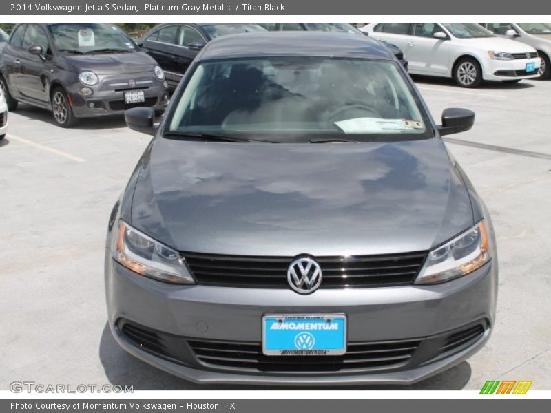 Platinum Gray Metallic / Titan Black 2014 Volkswagen Jetta S Sedan