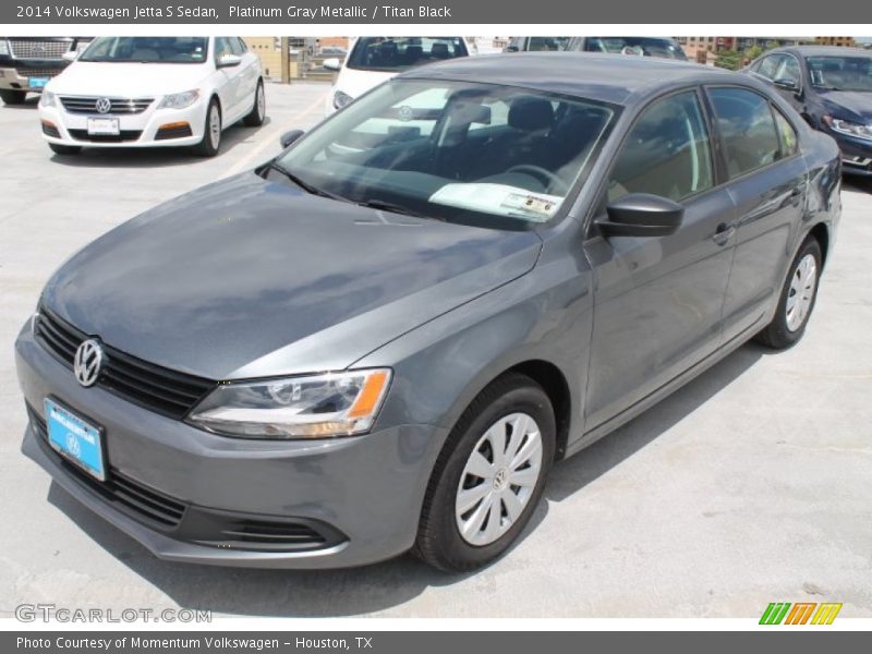 Platinum Gray Metallic / Titan Black 2014 Volkswagen Jetta S Sedan