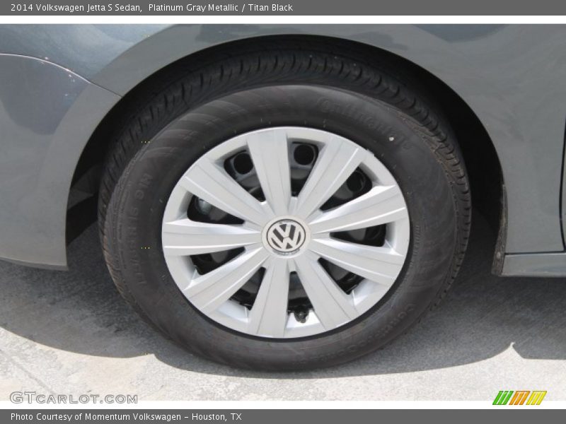 Platinum Gray Metallic / Titan Black 2014 Volkswagen Jetta S Sedan