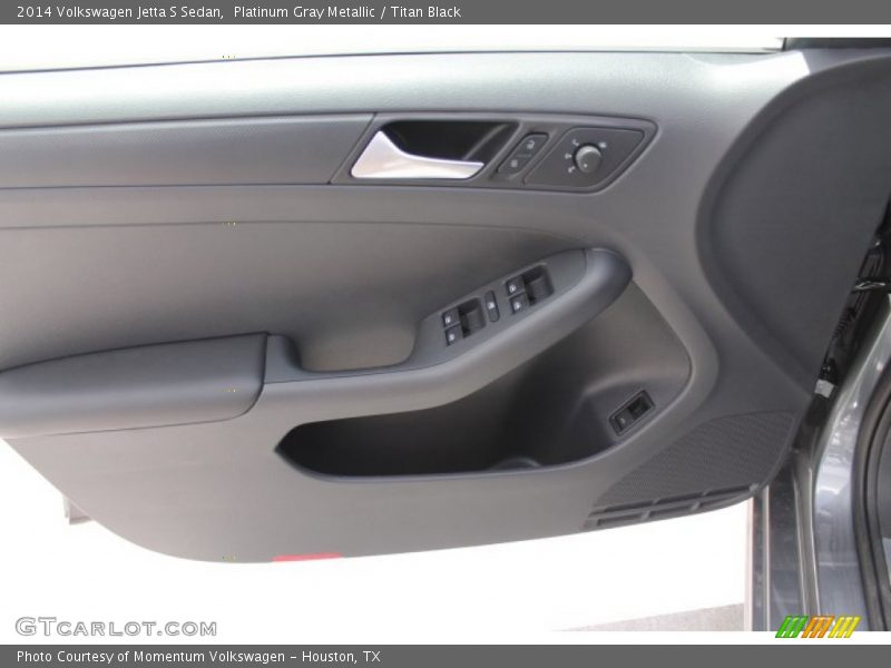 Platinum Gray Metallic / Titan Black 2014 Volkswagen Jetta S Sedan