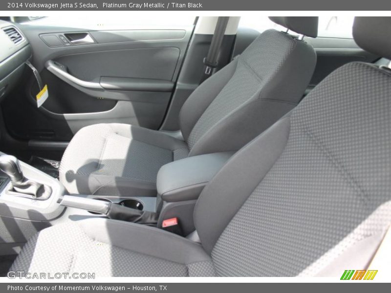 Platinum Gray Metallic / Titan Black 2014 Volkswagen Jetta S Sedan