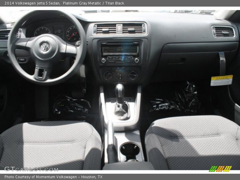 Platinum Gray Metallic / Titan Black 2014 Volkswagen Jetta S Sedan