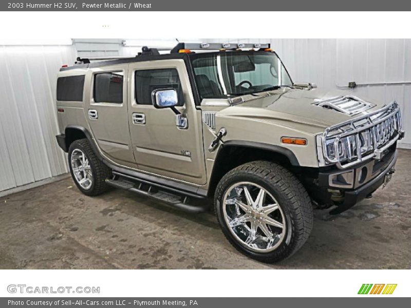 Pewter Metallic / Wheat 2003 Hummer H2 SUV