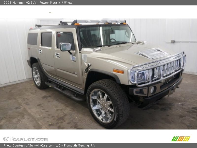 Pewter Metallic / Wheat 2003 Hummer H2 SUV