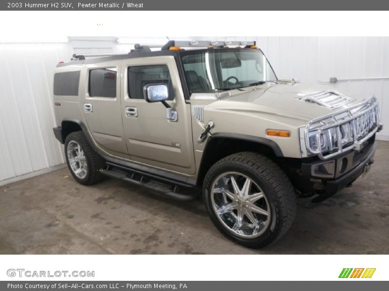 Pewter Metallic / Wheat 2003 Hummer H2 SUV