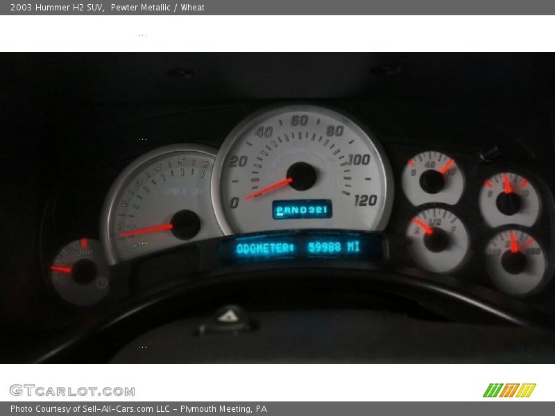 Pewter Metallic / Wheat 2003 Hummer H2 SUV