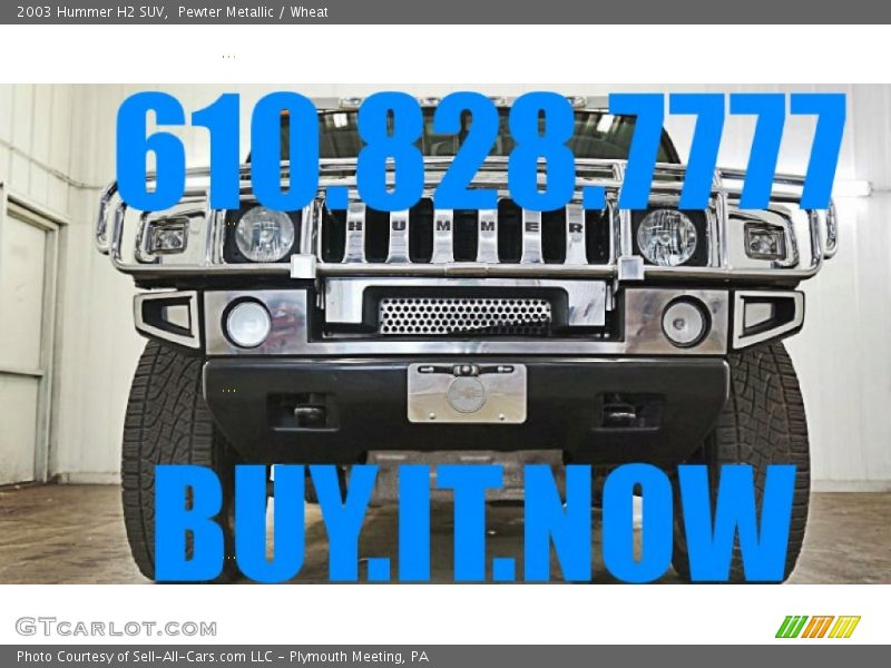 Pewter Metallic / Wheat 2003 Hummer H2 SUV