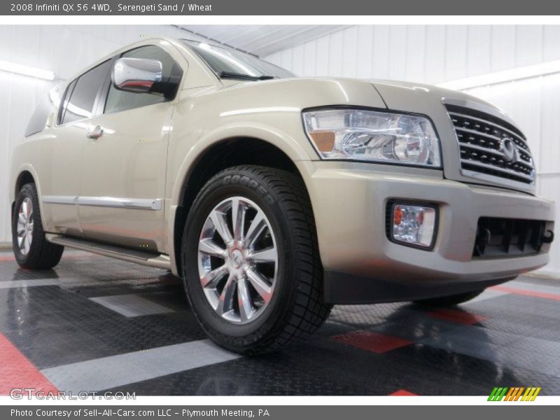 Serengeti Sand / Wheat 2008 Infiniti QX 56 4WD