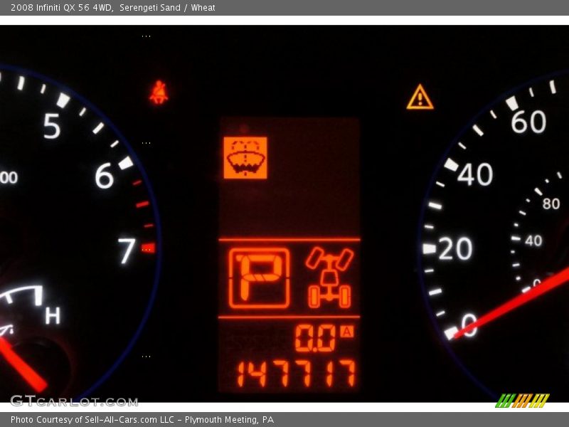 Serengeti Sand / Wheat 2008 Infiniti QX 56 4WD