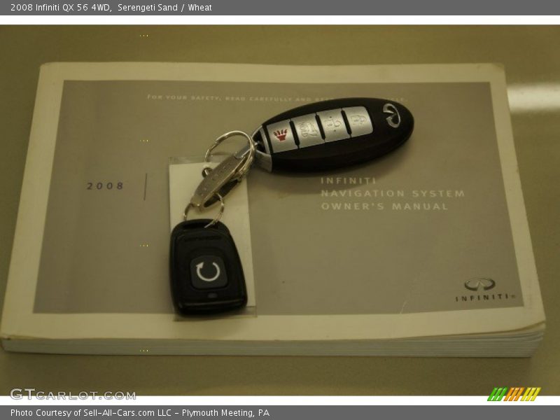 Serengeti Sand / Wheat 2008 Infiniti QX 56 4WD