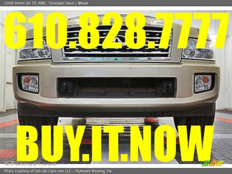Serengeti Sand / Wheat 2008 Infiniti QX 56 4WD