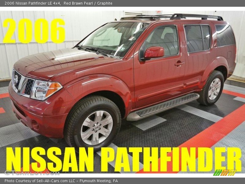 Red Brawn Pearl / Graphite 2006 Nissan Pathfinder LE 4x4