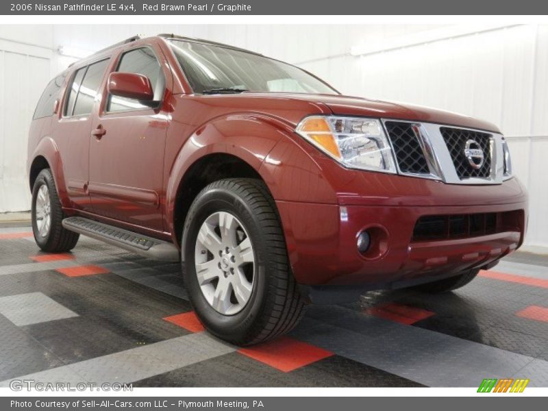 Red Brawn Pearl / Graphite 2006 Nissan Pathfinder LE 4x4