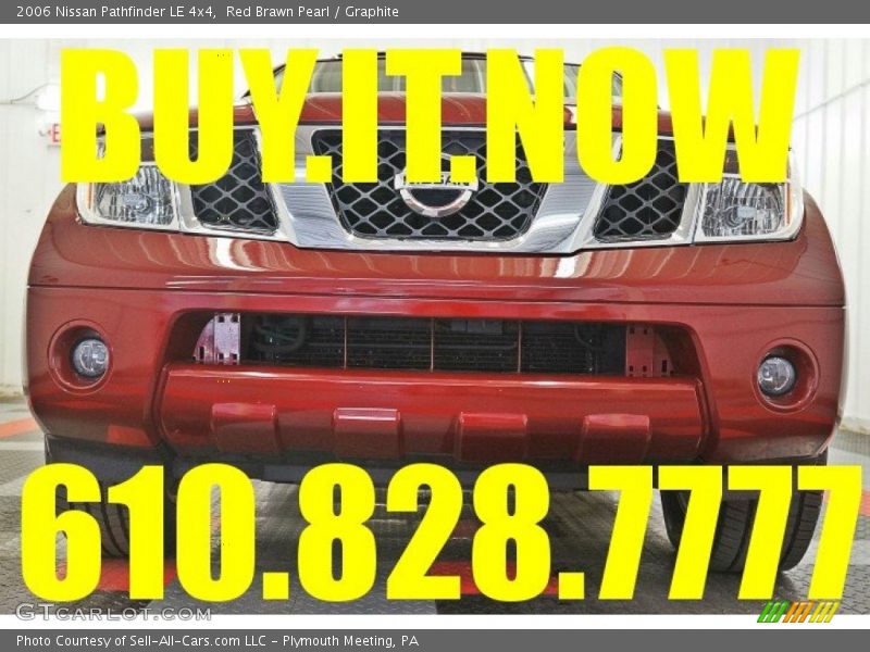 Red Brawn Pearl / Graphite 2006 Nissan Pathfinder LE 4x4