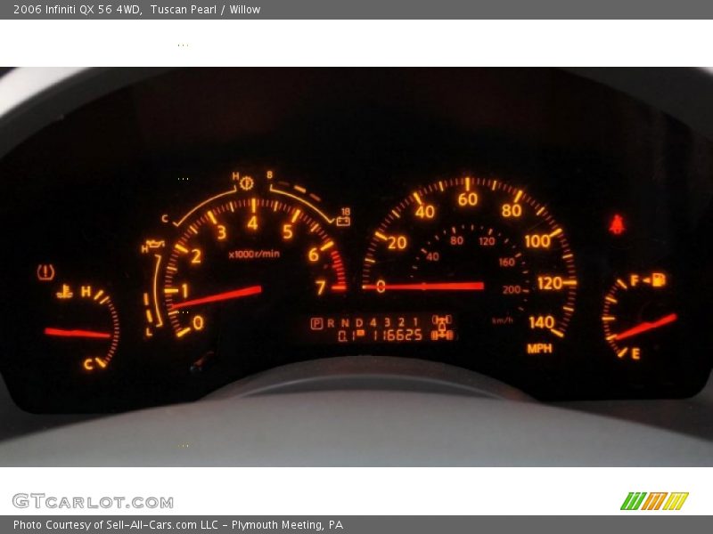 Tuscan Pearl / Willow 2006 Infiniti QX 56 4WD