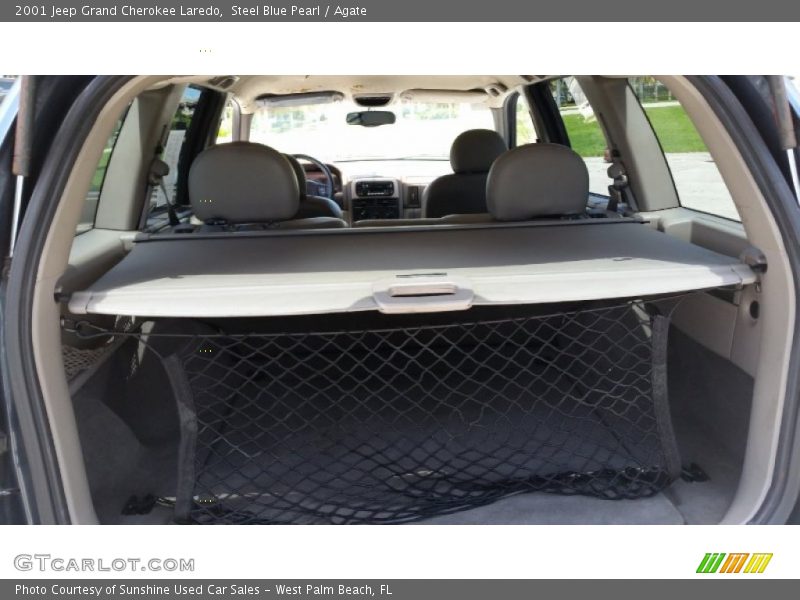 Steel Blue Pearl / Agate 2001 Jeep Grand Cherokee Laredo