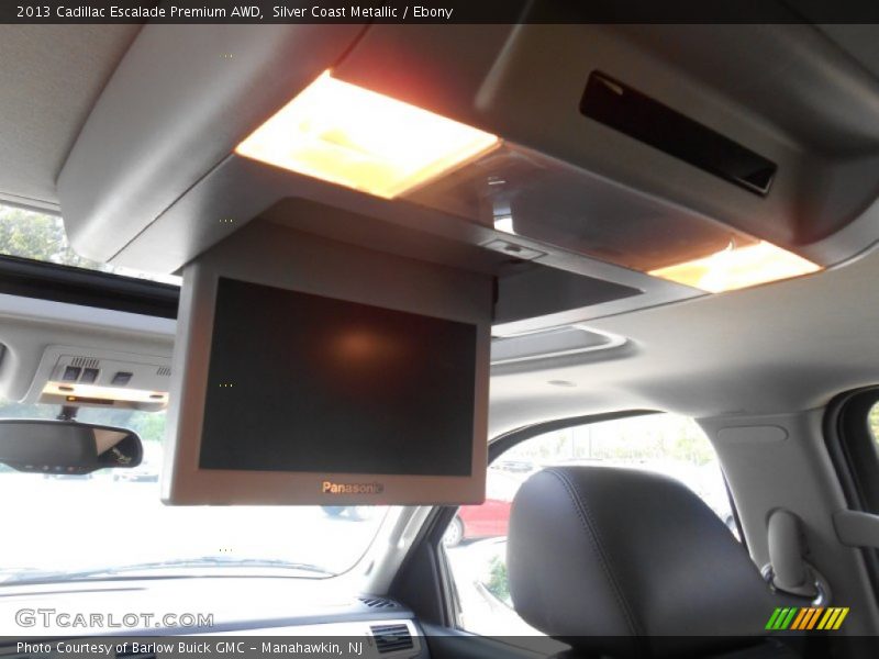 Silver Coast Metallic / Ebony 2013 Cadillac Escalade Premium AWD