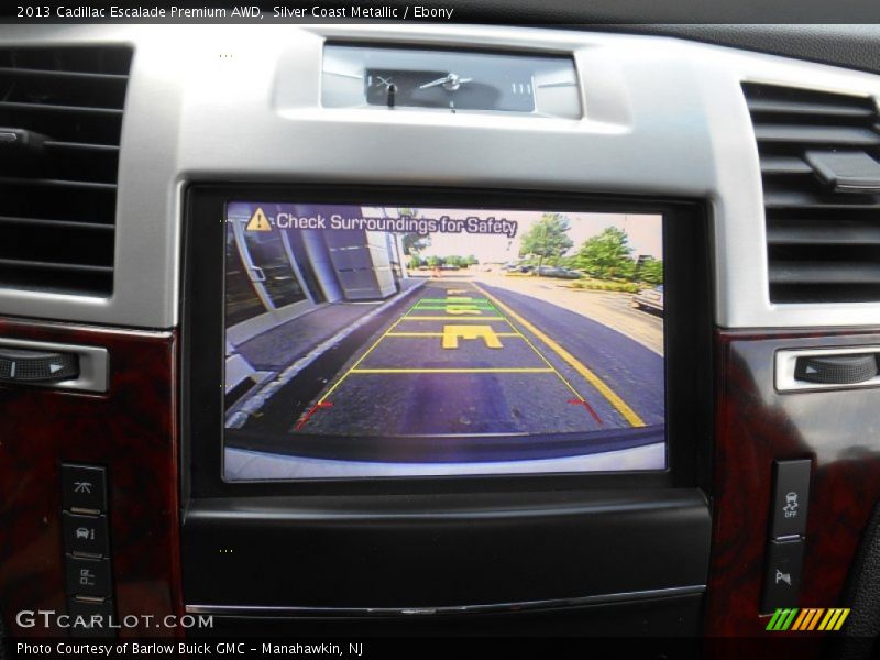 Silver Coast Metallic / Ebony 2013 Cadillac Escalade Premium AWD