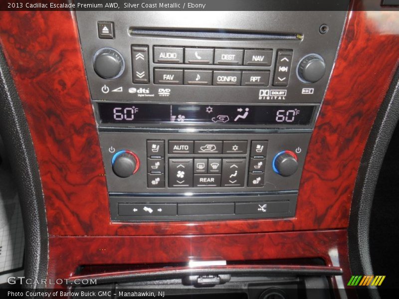 Silver Coast Metallic / Ebony 2013 Cadillac Escalade Premium AWD
