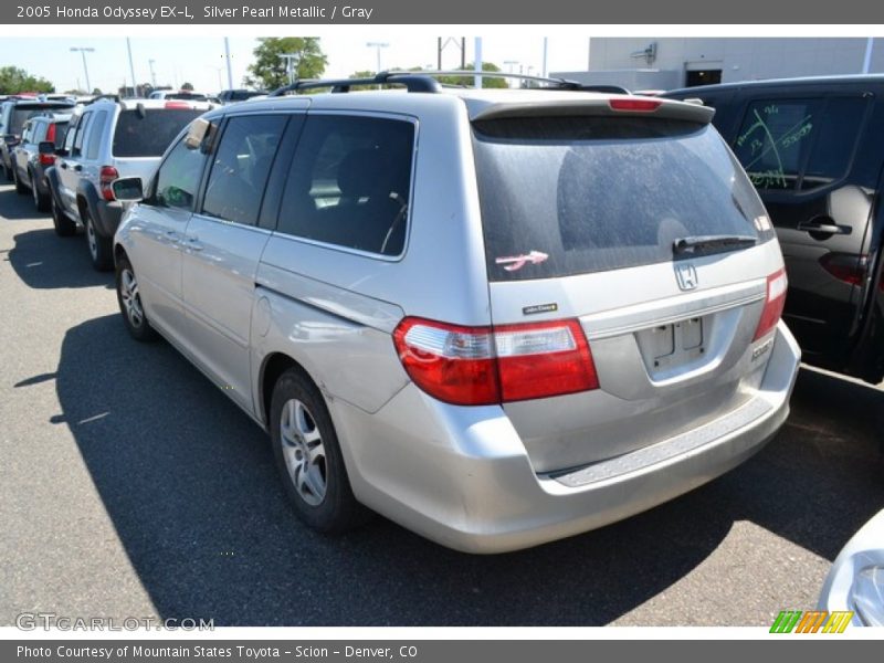 Silver Pearl Metallic / Gray 2005 Honda Odyssey EX-L