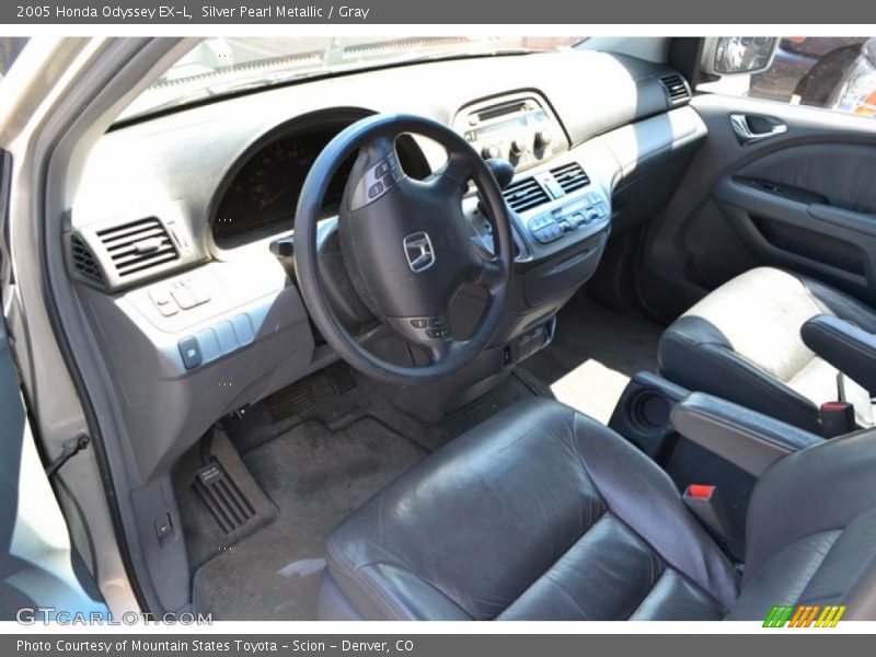 Silver Pearl Metallic / Gray 2005 Honda Odyssey EX-L