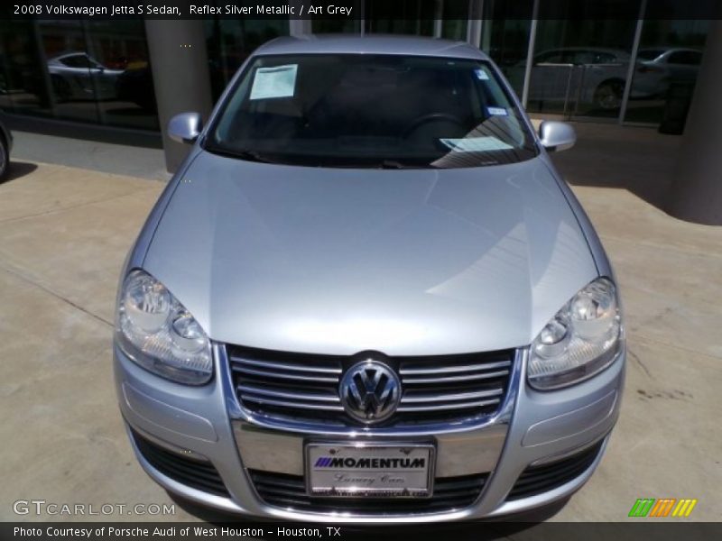 Reflex Silver Metallic / Art Grey 2008 Volkswagen Jetta S Sedan