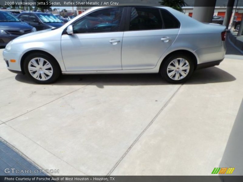 Reflex Silver Metallic / Art Grey 2008 Volkswagen Jetta S Sedan
